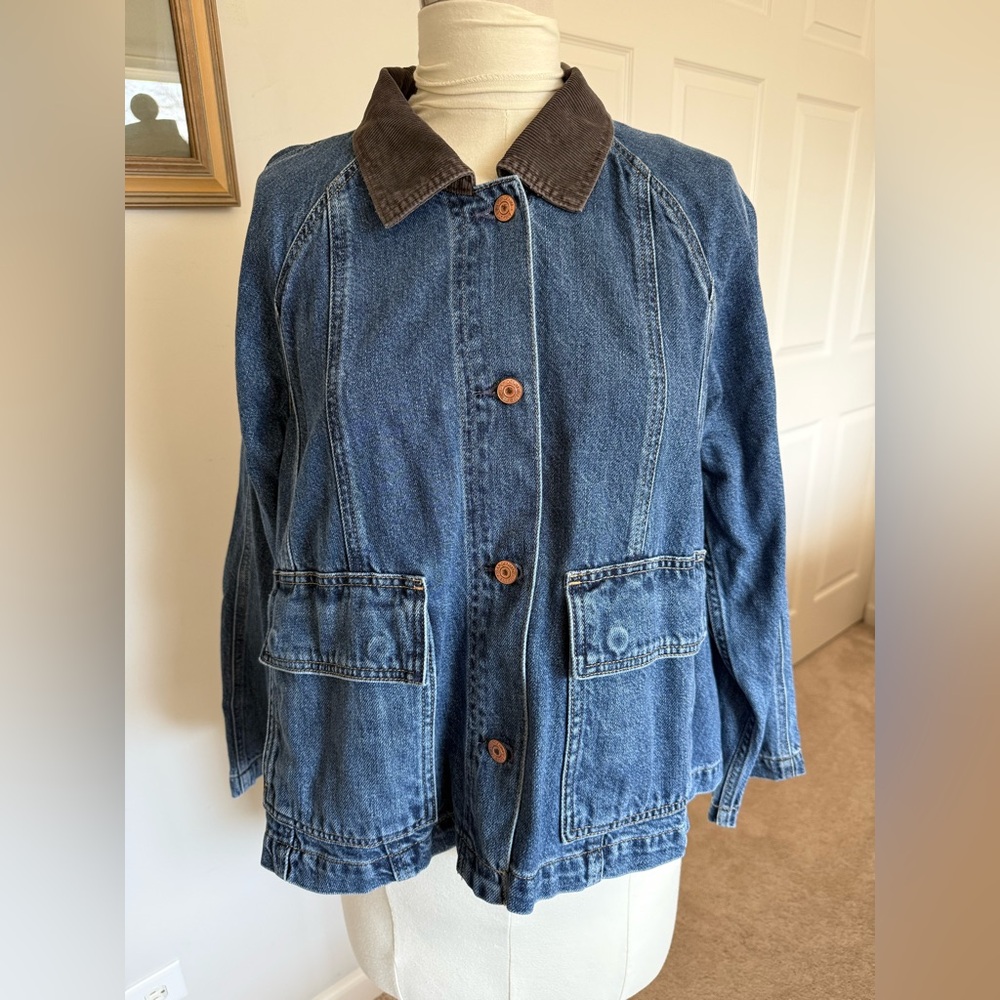 GAP Denim Barn Coat Size LP